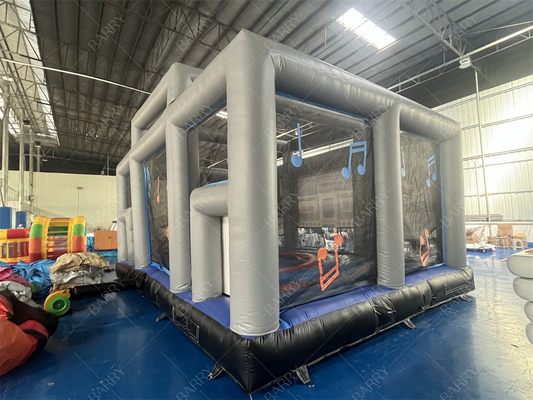 Interattivo gonfiabile Disco Dance House Boom Box Per Adulti Salto Bouncy Castle Retro Boombox Bouncer Per Festa