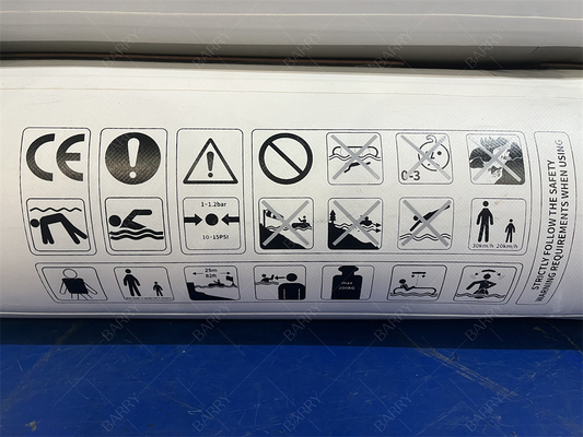 Alta qualità personalizzazione Dock gonfiabile Deck E Forma piattaforma galleggiante Air Pontoon Dock gonfiabile