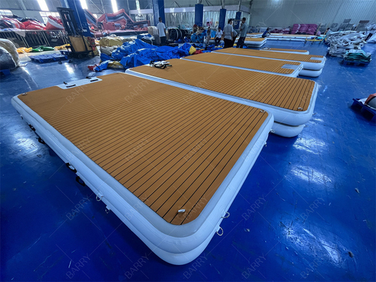 Materiale DWF + EVA per esterni Pontoon gonfiabile per corridoio Jet Ski Piattaforme galleggianti