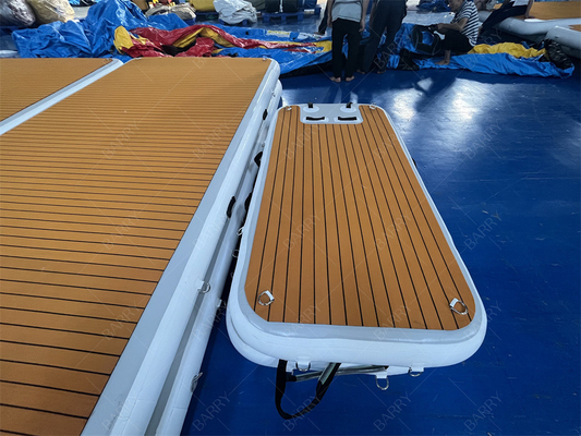 Materiale DWF + EVA per esterni Pontoon gonfiabile per corridoio Jet Ski Piattaforme galleggianti
