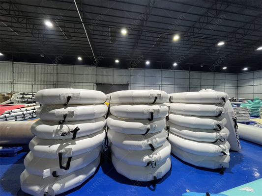 Dock galleggiante gonfiabile a forma di U per motoscafi