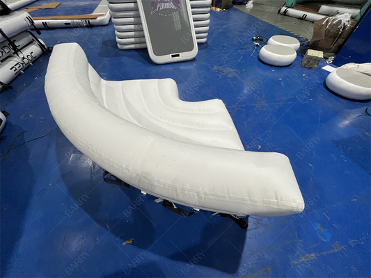 Sport acquatici in PVC di qualità commerciale Divano galleggiante galleggiante isola bianca galleggiante galleggiante per yacht