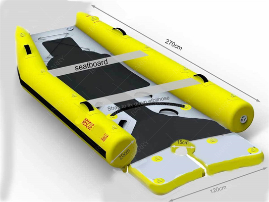 Piccolo kayak gonfiabile in PVC Power Sailing Ce Light Weight Catamarano Barca a vela Hypalon Barca gonfiabile Catamarano