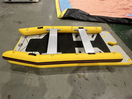 Piccolo kayak gonfiabile in PVC Power Sailing Ce Light Weight Catamarano Barca a vela Hypalon Barca gonfiabile Catamarano