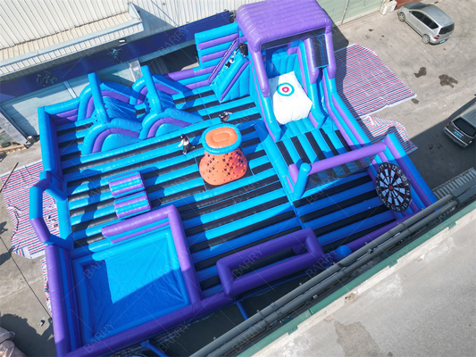 Parco giochi commerciale all'aperto Bounce House Parco a tema gonfiabile per adulti bambini