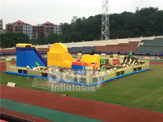 1600 m2 Il più grande parco a tema gonfiabile del mondo Dinosauri al chiuso Grande rimbalzo all'aperto con gioco sportivo