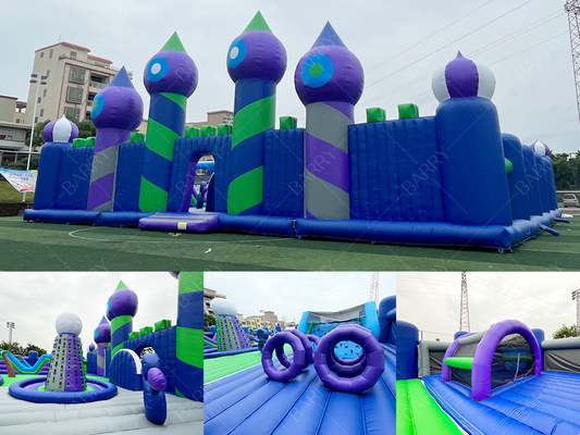 30x30m Big Bounce Amusement Park Parco a tema gonfiabile Bounce House Area di gioco