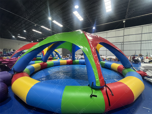 Piscina gonfiabile in PVC da 8m con tenda per uso commerciale
