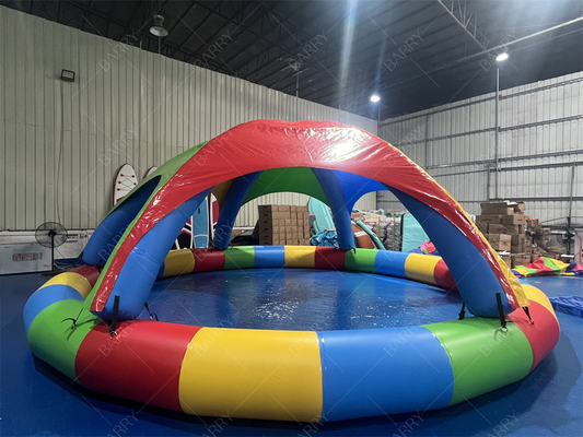 Piscina gonfiabile in PVC da 8m con tenda per uso commerciale