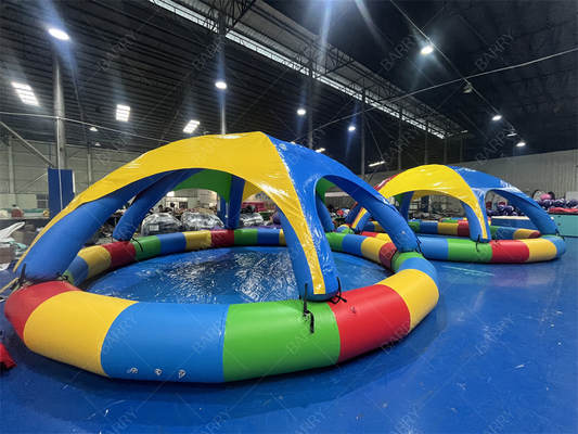 Piscina gonfiabile in PVC da 8m con tenda per uso commerciale