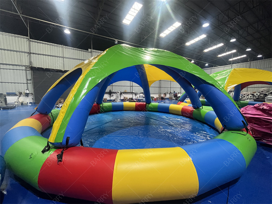 Piscina gonfiabile in PVC da 8m con tenda per uso commerciale