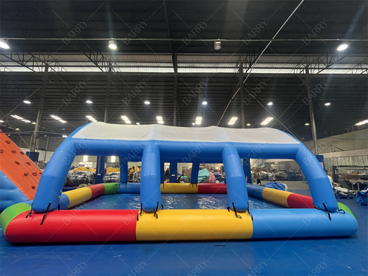 Piscina gonfiabile per bambini con copertura 10x8x3.5ft PVC