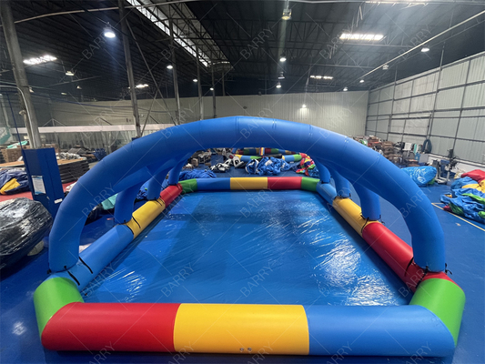 Piscina gonfiabile per bambini con copertura 10x8x3.5ft PVC