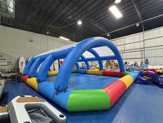 Piscina gonfiabile per bambini con copertura 10x8x3.5ft PVC