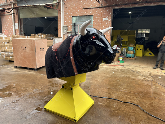 Giostra Meccanica Gonfiabile per Adulti - Simulatore di Rodeo Rosso