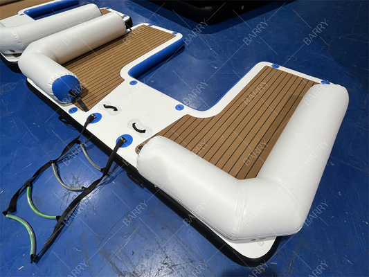 Dock galleggiante gonfiabile personalizzabile per la navigazione e lo yoga