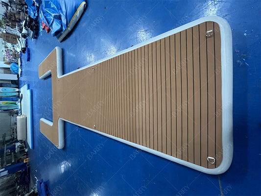 Piattaforma galleggiante gonfiabile personalizzabile in PVC EVA