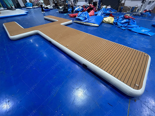 Piattaforma galleggiante gonfiabile personalizzabile in PVC EVA