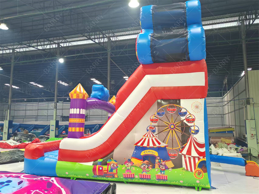 Scivolo Gonfiabile Ruota Panoramica a Tema Joker 6x4M Colore Personalizzato