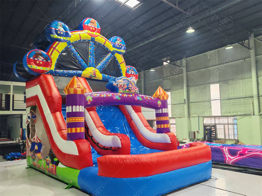 Scivolo Gonfiabile Ruota Panoramica a Tema Joker 6x4M Colore Personalizzato