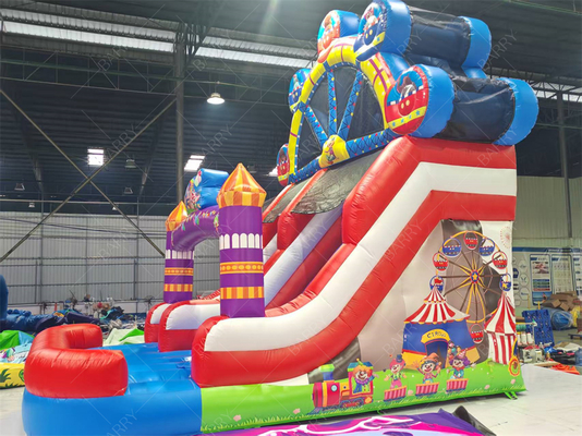 Scivolo Gonfiabile Ruota Panoramica a Tema Joker 6x4M Colore Personalizzato