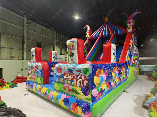 Scivolo gonfiabile 8x4.7x6.5m per feste per bambini PVC personalizzato