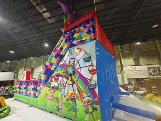 Scivolo gonfiabile 8x4.7x6.5m per feste per bambini PVC personalizzato
