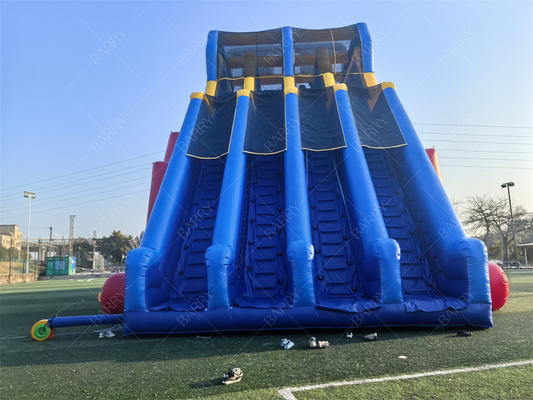 Grado commerciale 65x18x15m Rosso Avventura su misura gigante scivolo d'acqua gonfiabile per adulti