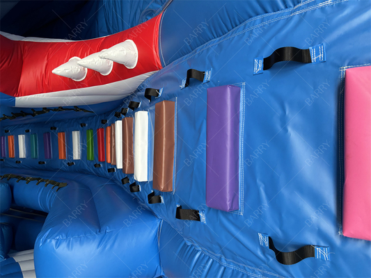 Grande squaloSlide gonfiabile per piscinaSlide gonfiabile per piscina estivaSlide gonfiabile per acqua per bambini e adulti