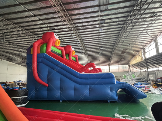 Scivolo gonfiabile per piscina a tema Sea World Octopus, Scivolo gonfiabile per parco acquatico in cortile