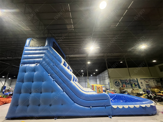 Parco Divertimenti Giardino Esterno Gonfiabile Grandi Bambini Scivoli Acquatici Doppi Per Adolescenti Cortile