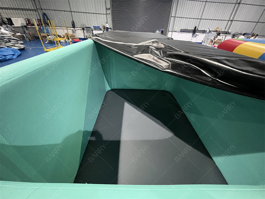 Piscina per bambini in PVC DWF con colore personalizzato e copertura, piscina gonfiabile in tessuto Drop Stitch per il nuoto