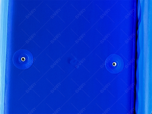 Vasca da bagno di ghiaccio blu scuro Pvc Drop Stitch Piscine gonfiabile con copertura per bambini