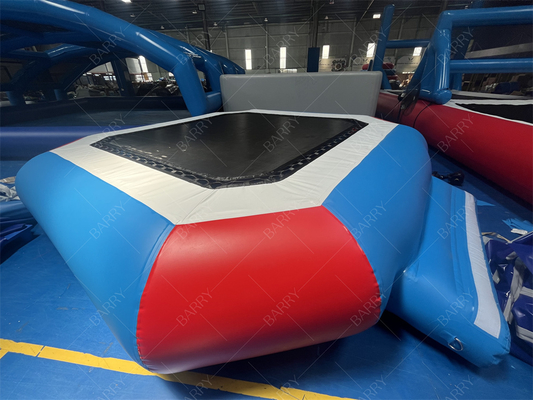 0.9mm PVC galleggiante Parco acquatico gonfiabile Lago giochi d'acqua gonfiabili Parco acquatico gonfiabile per il mare