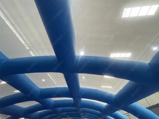 Evento commerciale Tenda con tetto a cupola in PVC Lavaggio auto Riparo Tenda gonfiabile Copertura per piscina con telaio in metallo