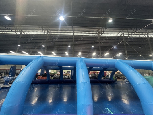 Evento commerciale Tenda con tetto a cupola in PVC Lavaggio auto Riparo Tenda gonfiabile Copertura per piscina con telaio in metallo