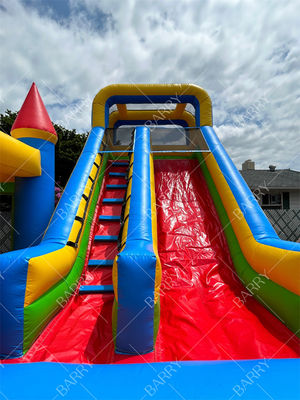 Tematica personalizzata PVC gonfiabile Tarpaulin Combo Castello Slide Bouncy Castello per bambini
