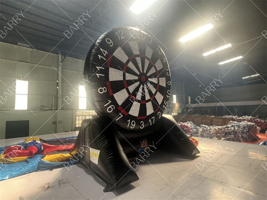 Dardi Calcio Gonfiabili di Alta Qualità da 4,5 mH, Dardi Calcio Gonfiabili con Palle in Velcro