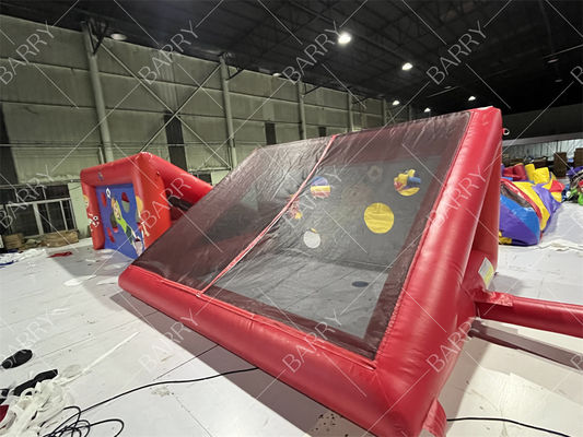 Set di porte da calcio gonfiabili personalizzabili per eventi e feste promozionali sulla spiaggia