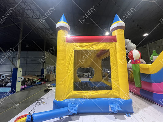 Cartoon PVC Inflatable Castle Fun Bounce House For Theme Parks Or Parties