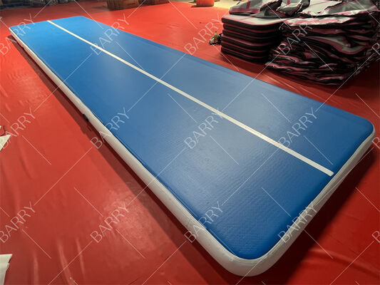 Fabbrica Air Track gonfiabile per ginnastica Tumbling Mat con goccia Stitch Blower Velcro Connect per uso yoga