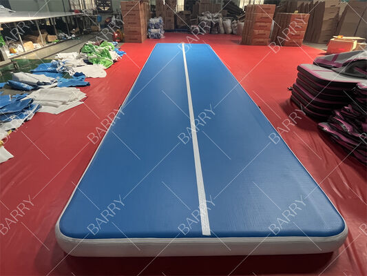 Fabbrica Air Track gonfiabile per ginnastica Tumbling Mat con goccia Stitch Blower Velcro Connect per uso yoga