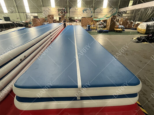 Materassino ad aria per ginnastica gonfiabile Tumble Track, tappeto per tumbling, 2m 3m 4m 5m 6m 7m 8m, spessore 10/20 cm