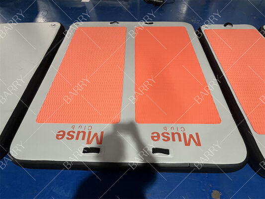 DWF Floating Pilates Mats Inflatable Water Yoga Mat Aqua Physical Floating Swimming Pool Mat