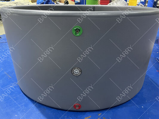 Vasca idromassaggio gonfiabile in PVC Drop Stitch Spa per esterni con pompa elettrica