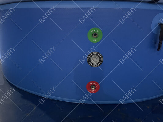 Durabile Prezzo economico Grande dimensione Bambino Adulto Famiglia Nuoto Drop Stitch Piscina gonfiabile con coperchio