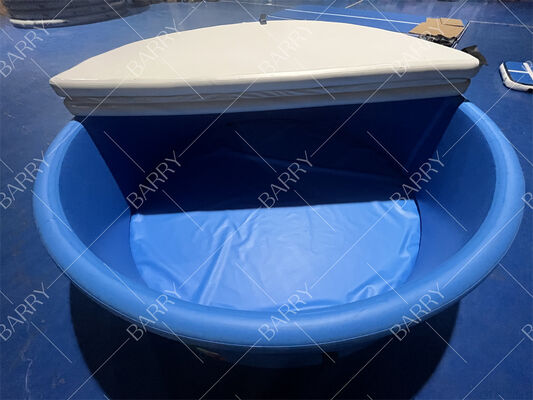 Durabile Prezzo economico Grande dimensione Bambino Adulto Famiglia Nuoto Drop Stitch Piscina gonfiabile con coperchio