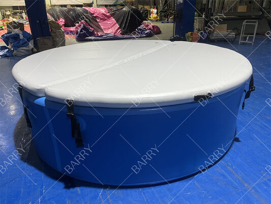 Durabile Prezzo economico Grande dimensione Bambino Adulto Famiglia Nuoto Drop Stitch Piscina gonfiabile con coperchio