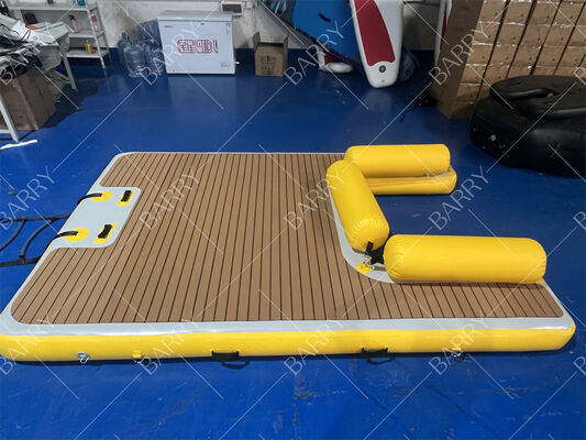 Doca galleggiante gonfiabile per moto d'acqua in materiale Drop Stitch, gonfiabili personalizzati per moto d'acqua e Seabob