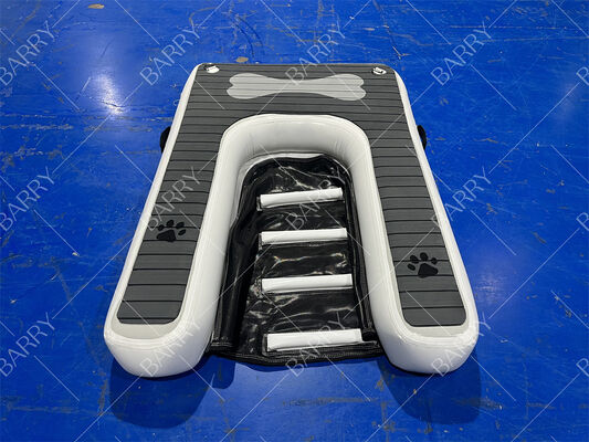 Rampa per cani gonfiabile Piattaforma galleggiante per animali domestici con EVA antiscivolo